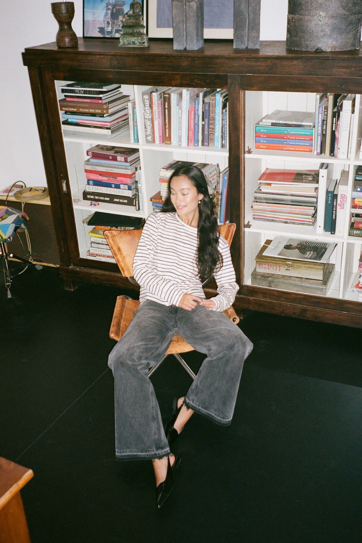 Light stretch crew neck top - Hila