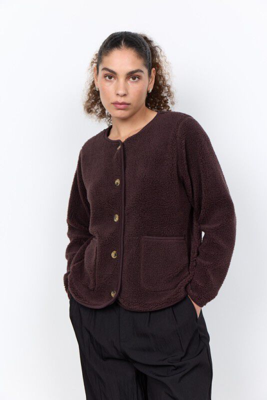 SC-ONYX 2 Cardigan M&oslash;rk blomme