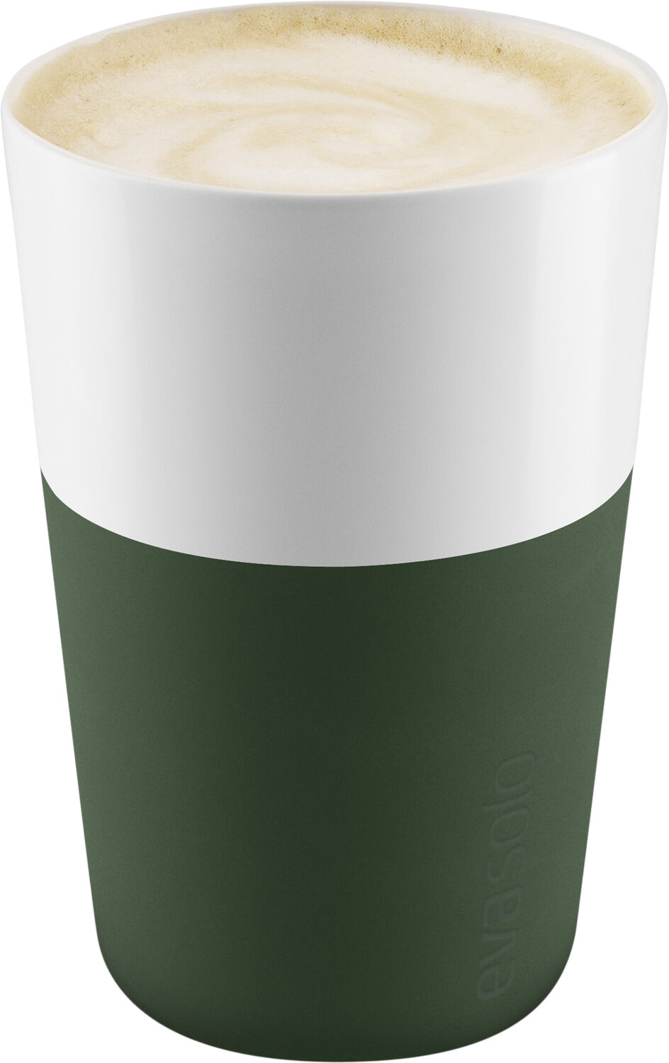 2 Cafe Latte-krus Emerald green