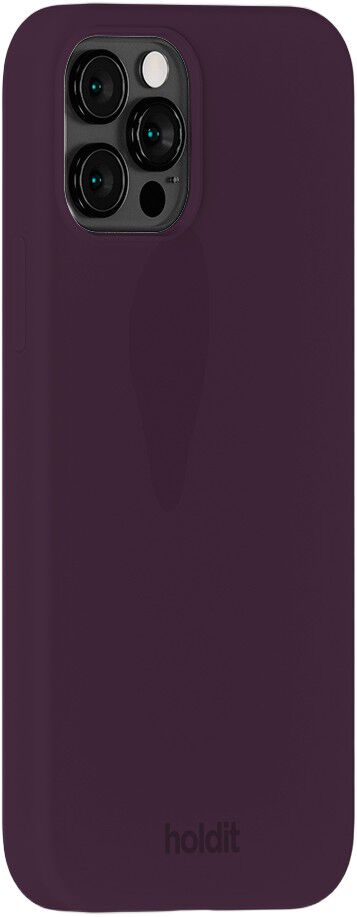 Silicone Case iPhone 12/12 Pro Deep Plum