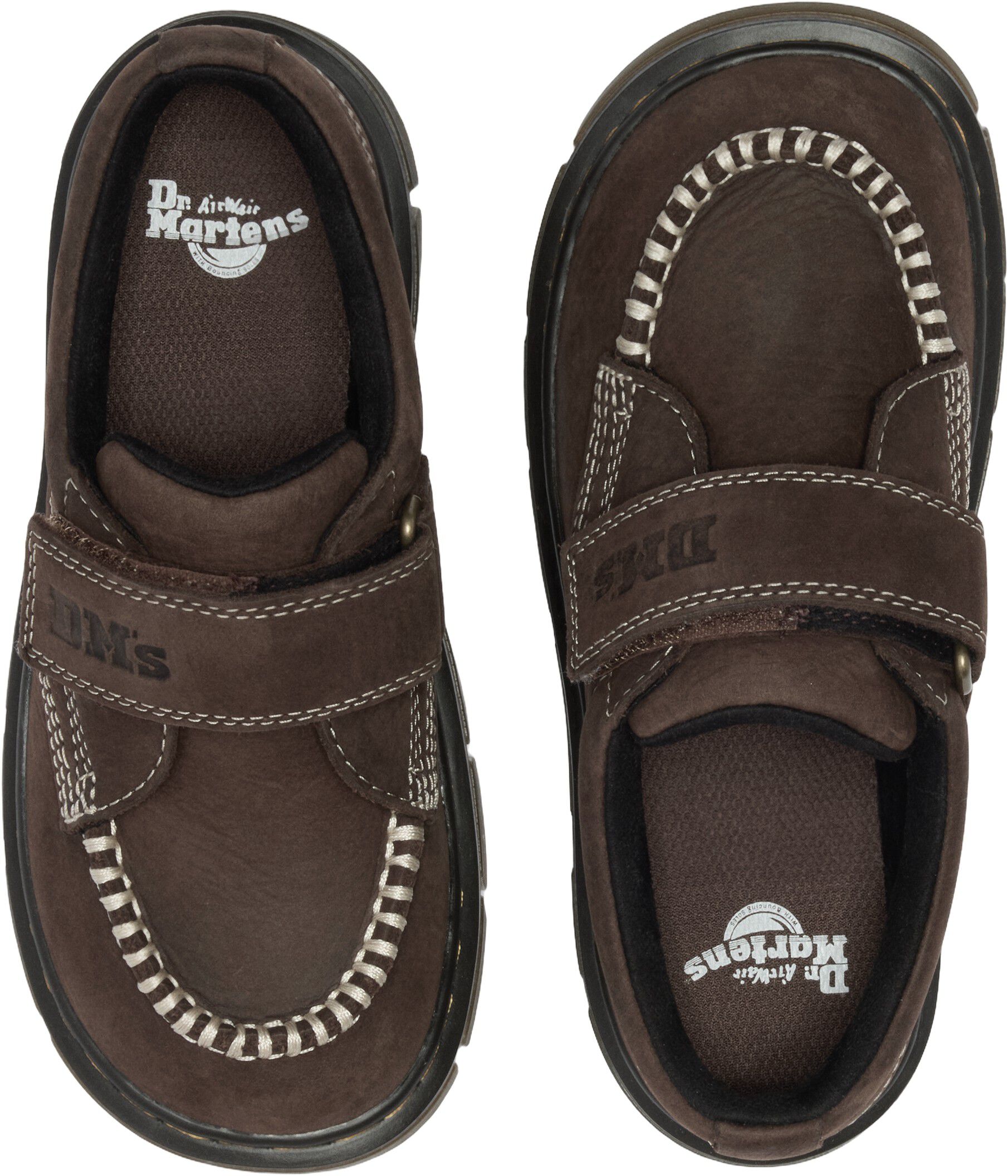 Raffe Mocc Shoe J Dark Brown Tumbled Nubuck
