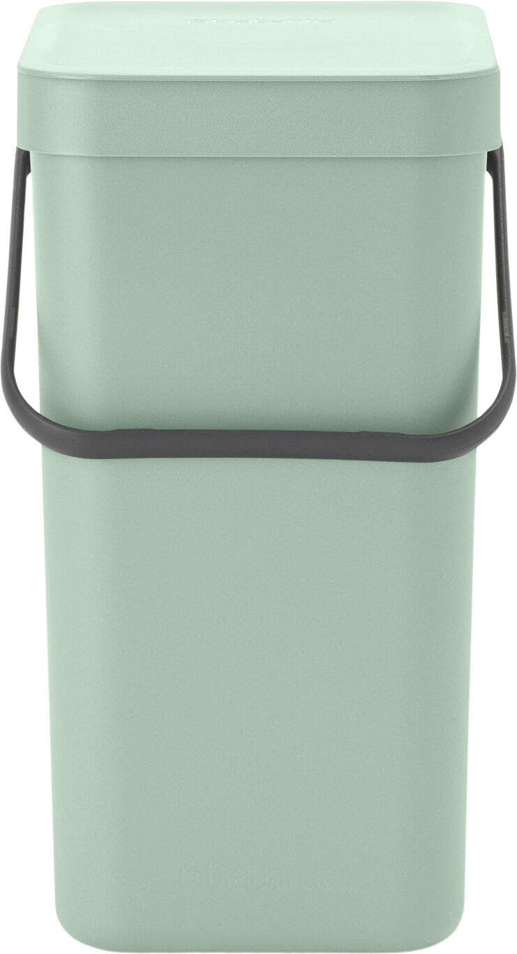 Affaldsspand m/l&aring;g sort.kon. 12 ltr