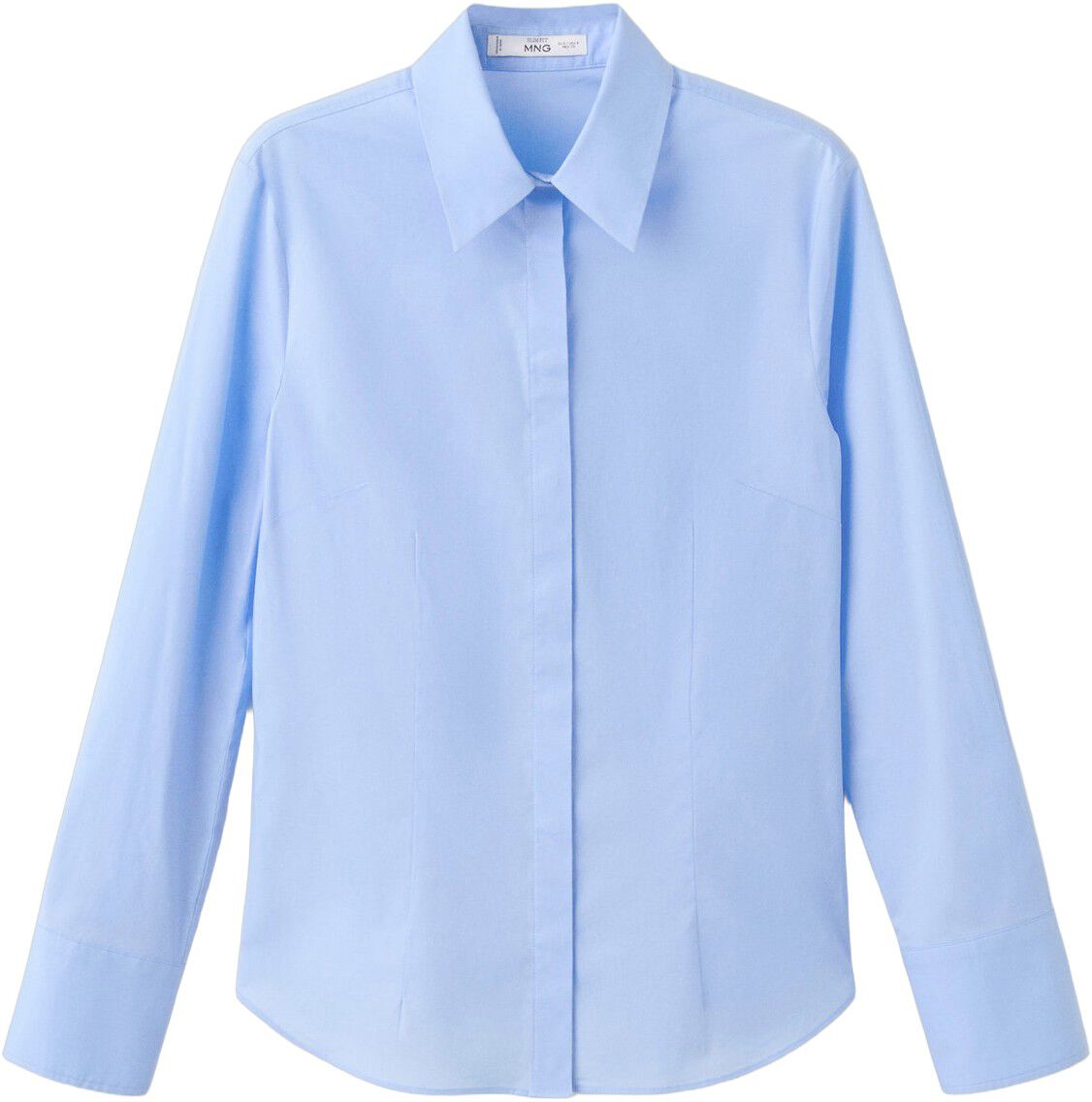 Slim-fit poplin shirt