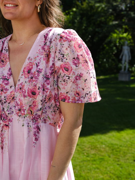 Serna Flower Print Dress