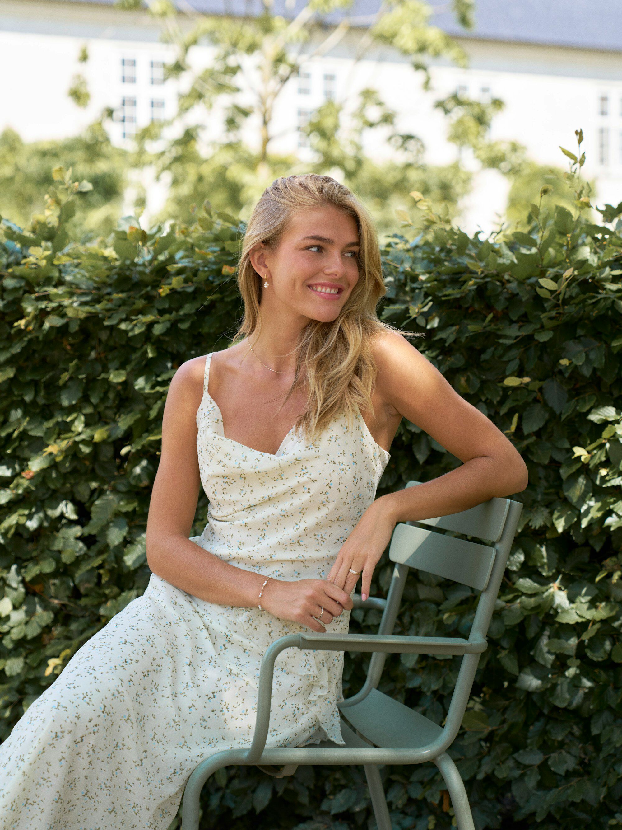 Belena Leafy Ditsy Dress