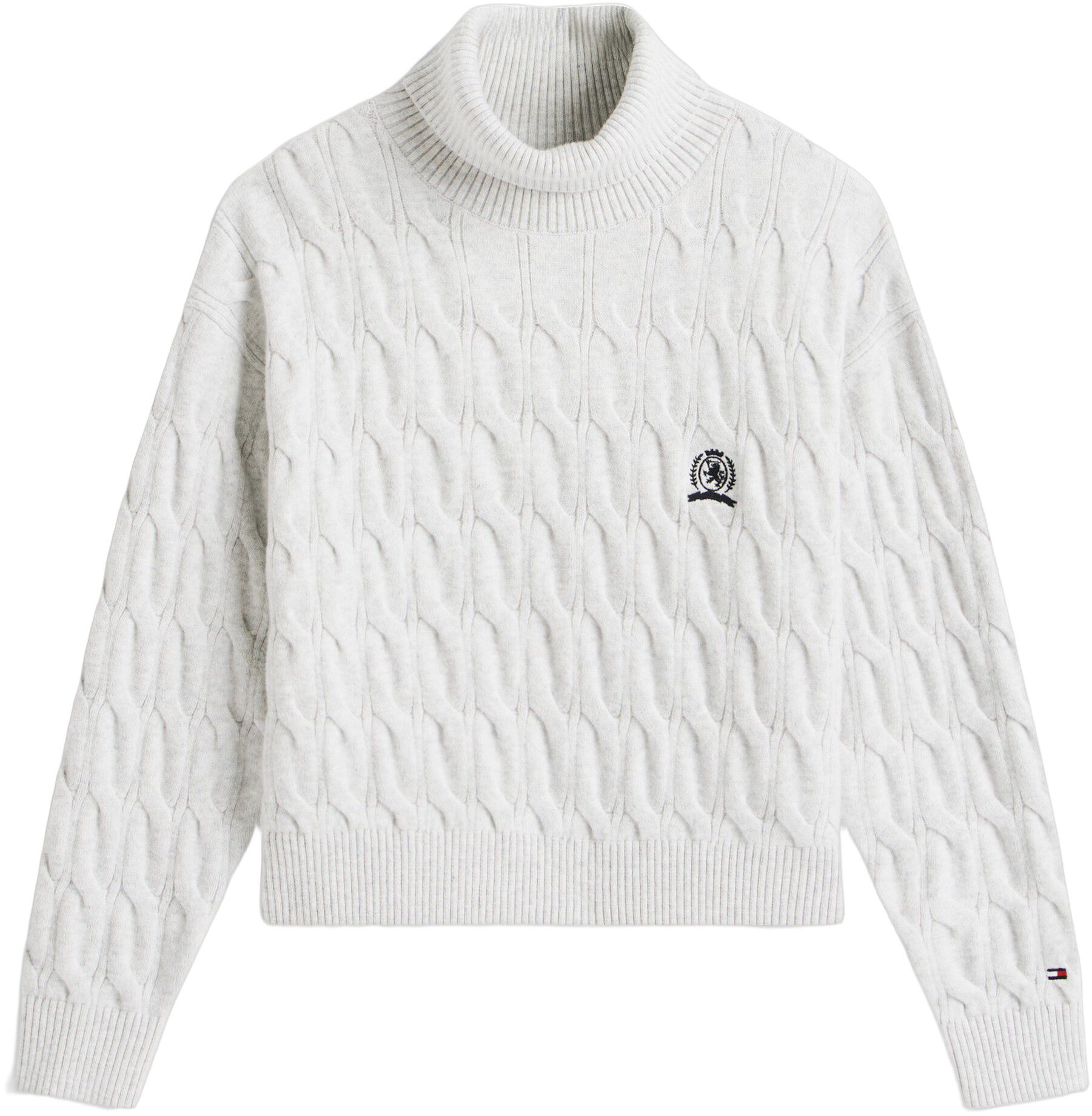 CREST CABLE TURTLE NECK