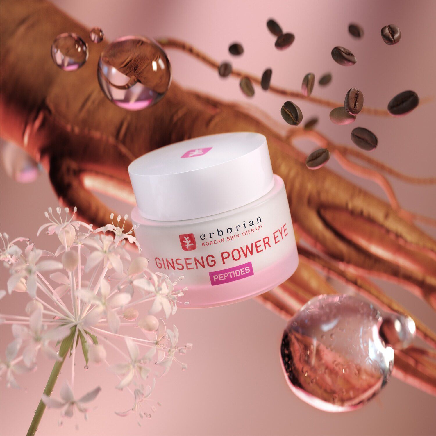 Ginseng Power Eye - Utsl&auml;tande kr&auml;m - Fina linjer och rynkor