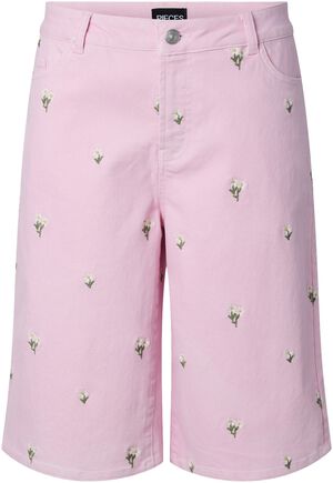 PCFLORA MW LONG EMB SHORTS DNM D2D