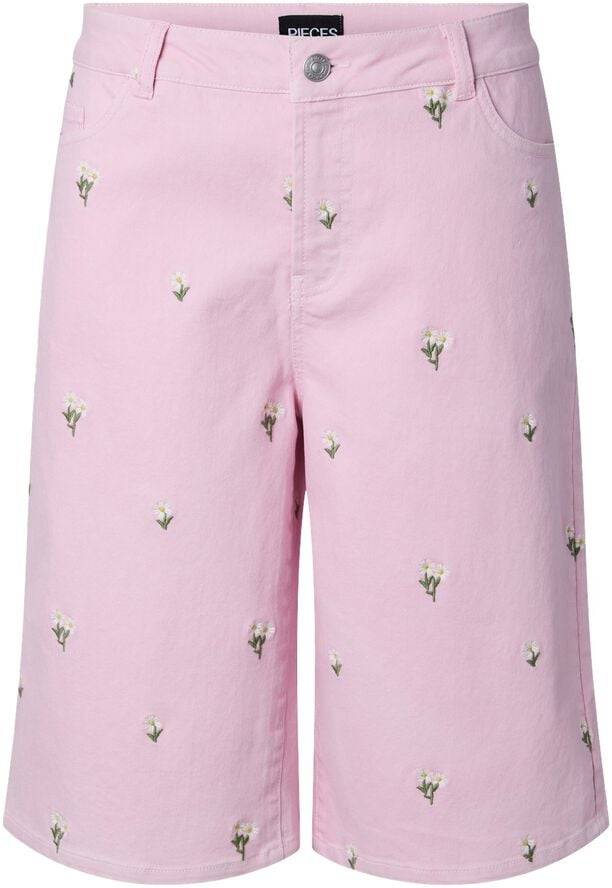PCFLORA MW LONG EMB SHORTS DNM D2D