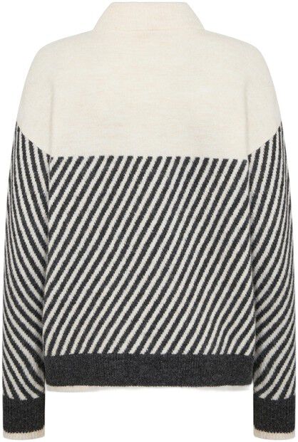 SC-NESSIE STRIPE 71 Pullover Creme