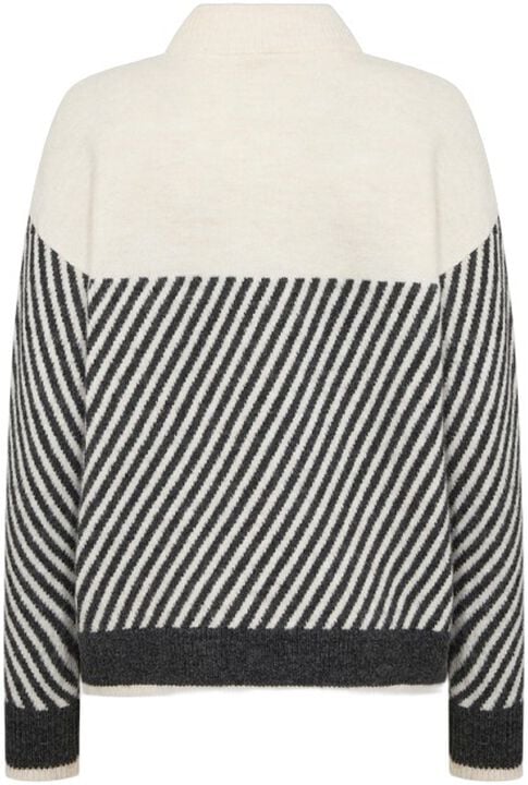 SC-NESSIE STRIPE 71 Pullover Creme