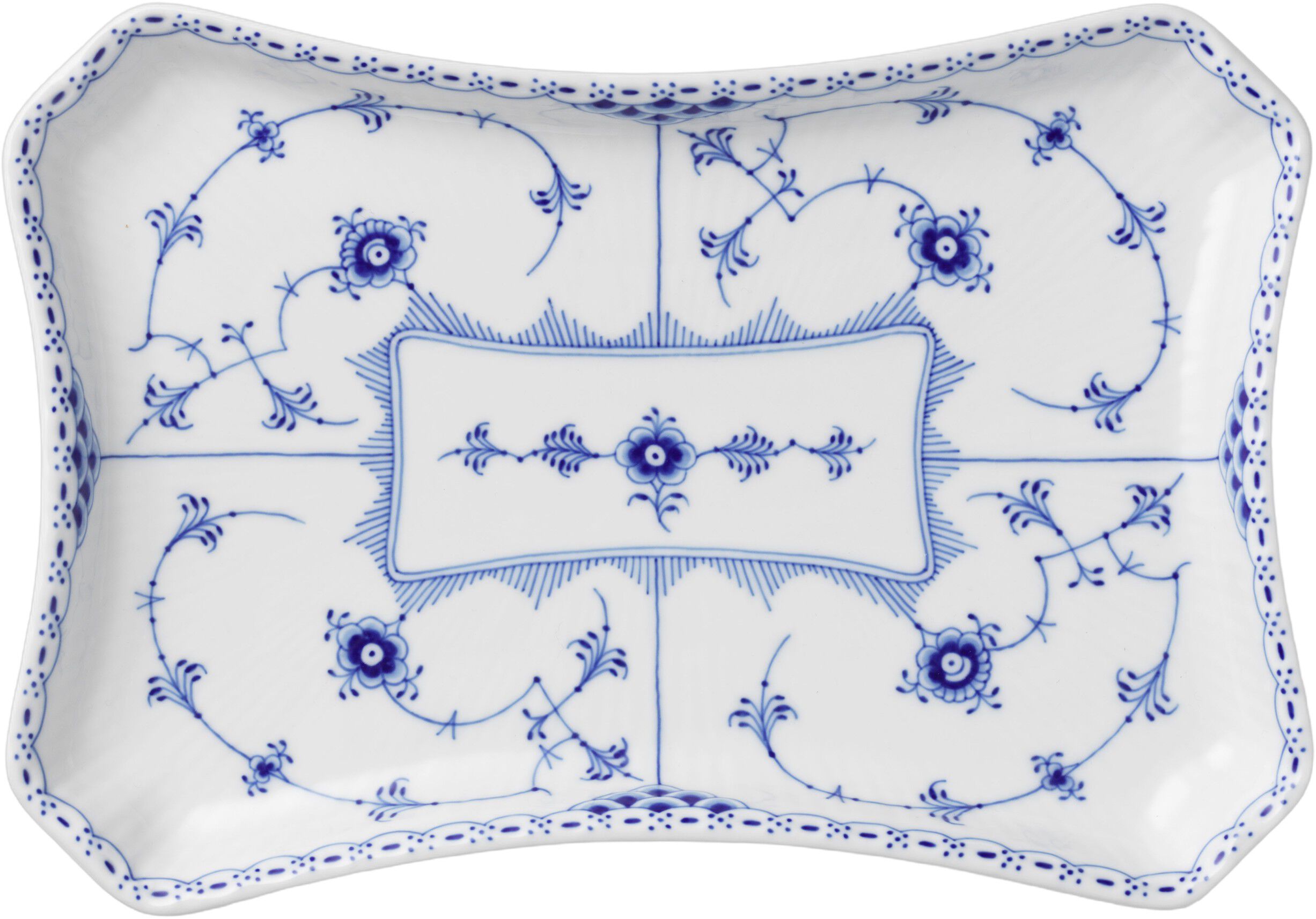 Mussel Halvblonde fad, 24,5 cm