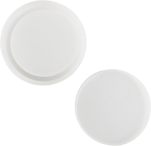 Silikoneform, Krukke med låg, H: 4,5 cm, diam. 7,5 cm,