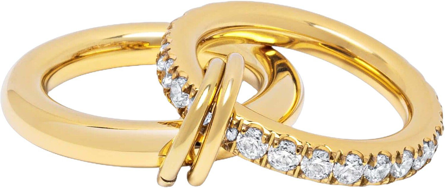 Women's Double Band Ring in Gold
