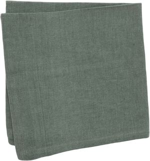 Tygservett 45 x 45 cm Forest green 100% ny bomull
