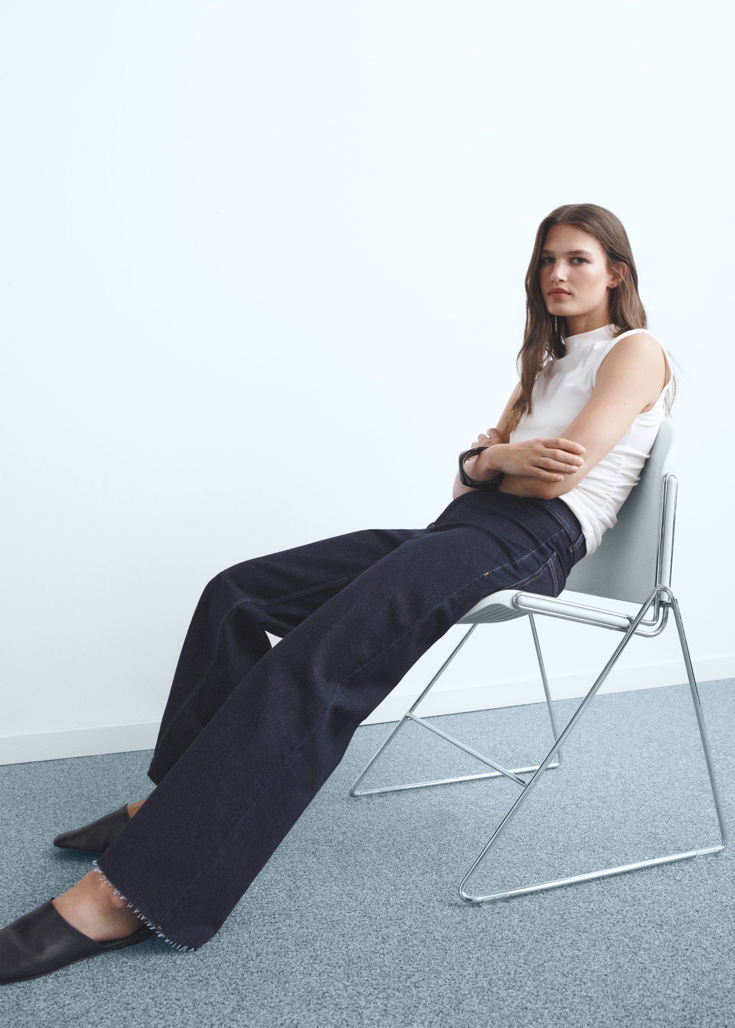 Catherin culotte high-rise jeans