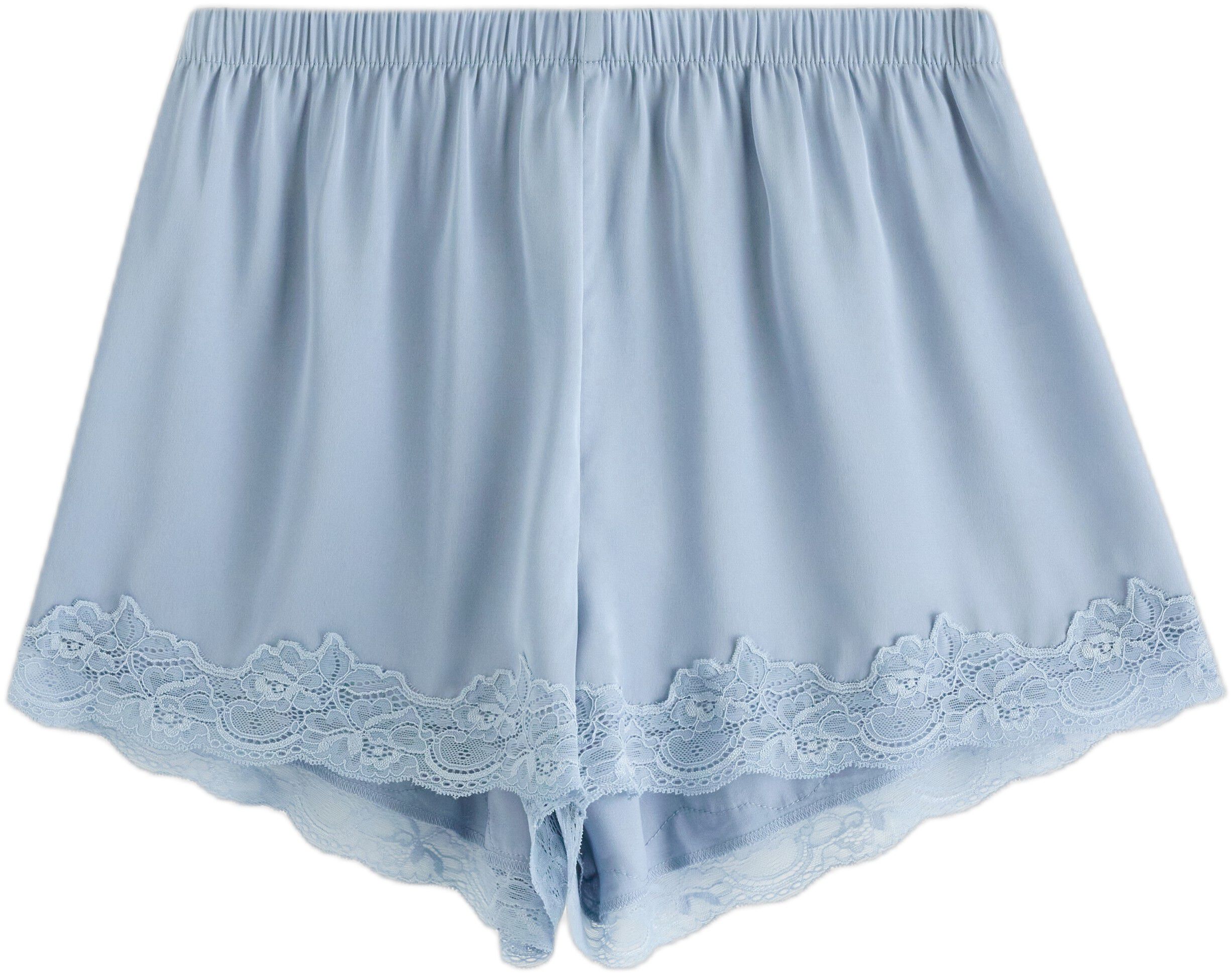 Pyjamasshorts i satin