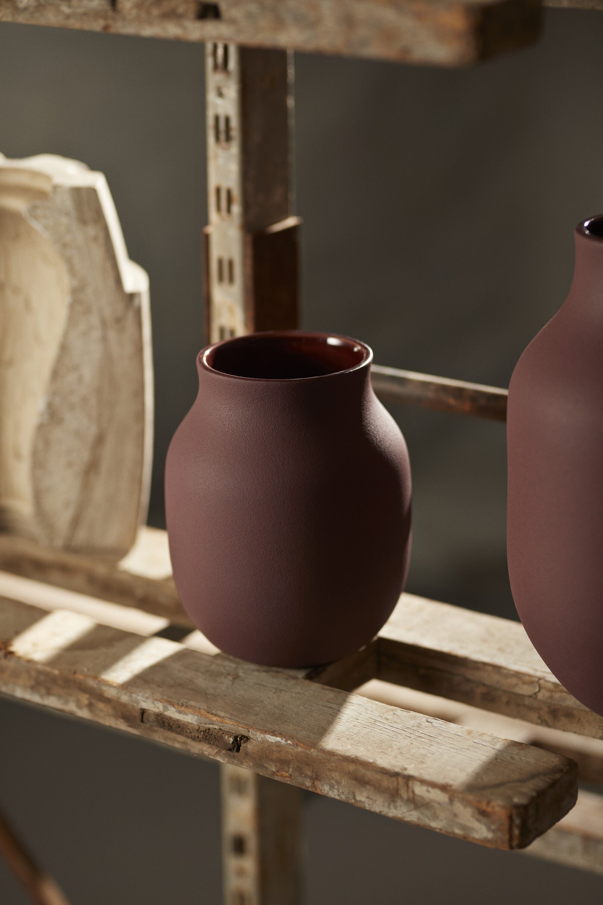 Studio Omaggio #1 Vase H20 cm bordeaux