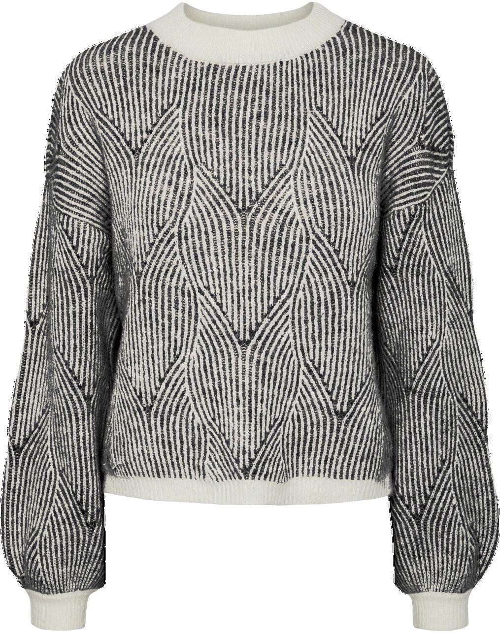 PCJENNA LS O-NECK KNIT NOOS BC