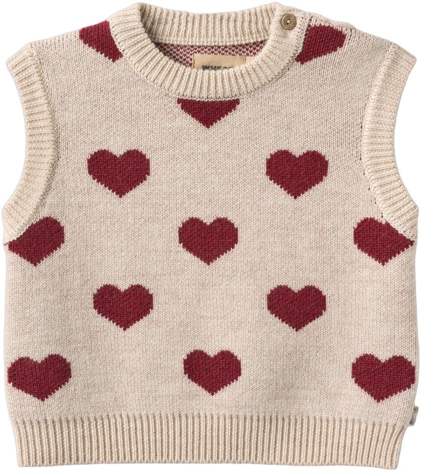 Jacquard Strik Vest Gaby