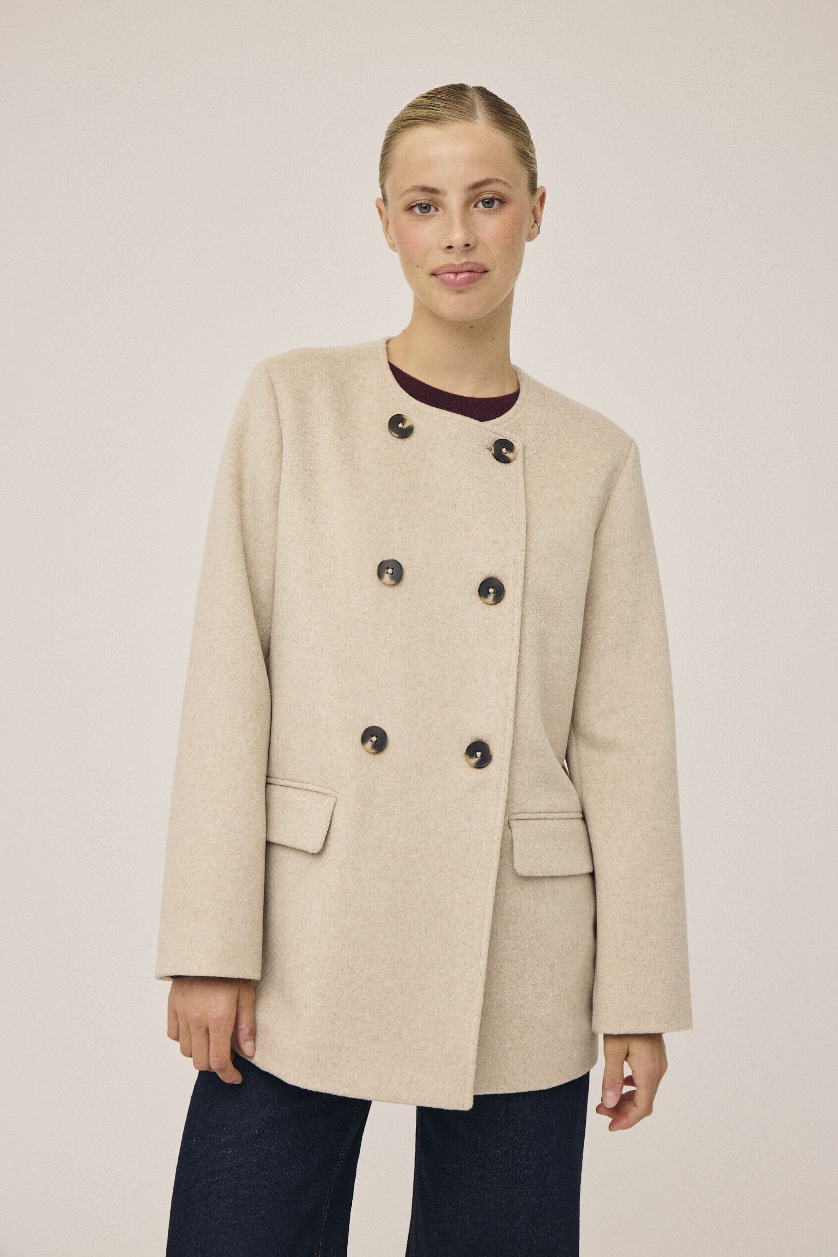 Reeva 11 Jakke - Uld mix GRS