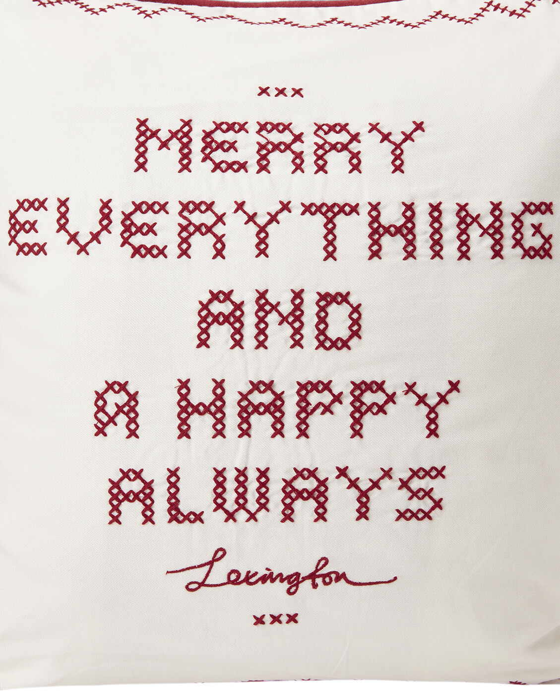 Happy Always Organic Cotton Pillow Cover