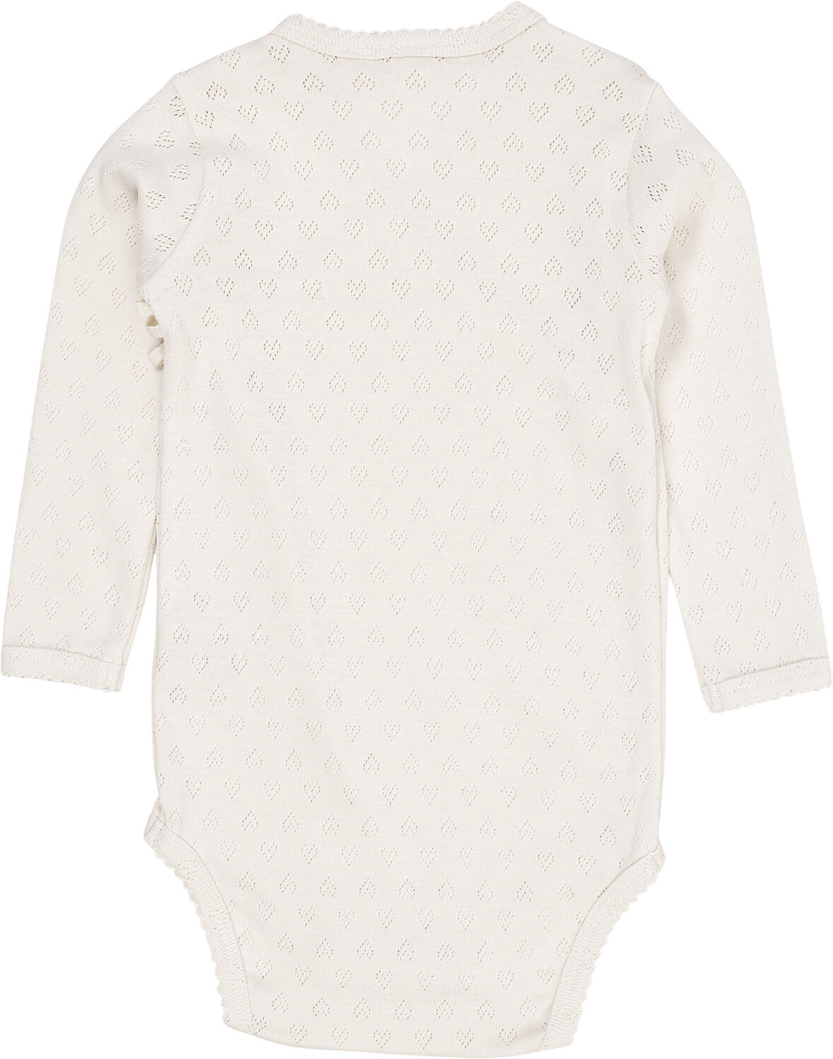 POINTELLE HEART CROSSOVER BODY LS