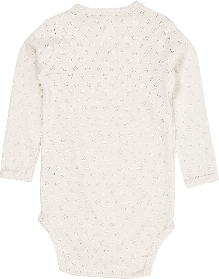 POINTELLE HEART CROSSOVER BODY LS