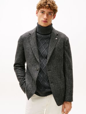 DC TWEED HERRINGBONE BLAZER
