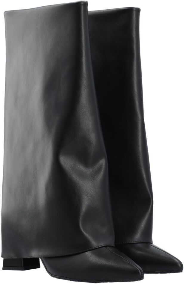 BIAMARALYN Fold Over Boot Faux Leather