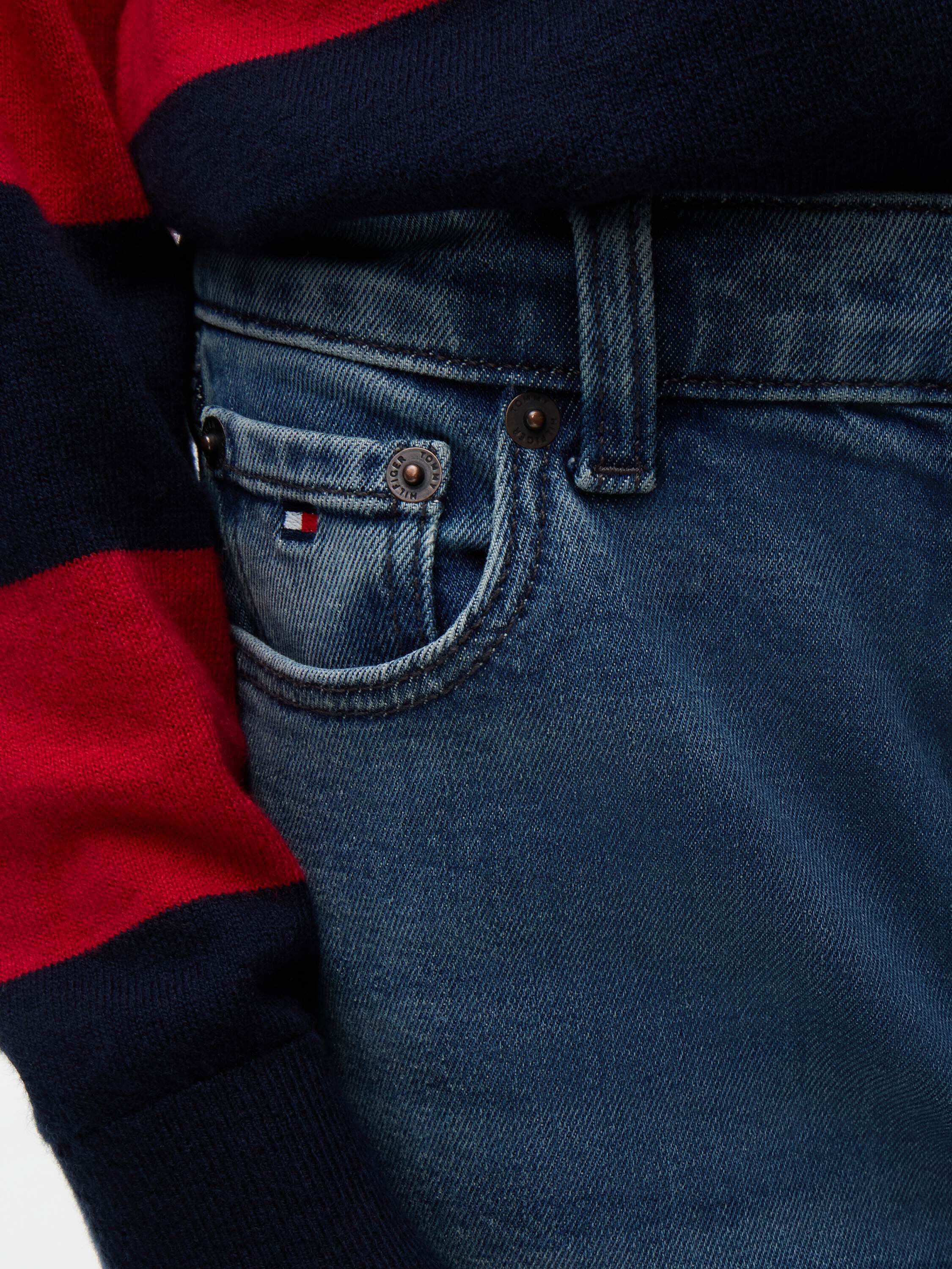 Vintage Wash Relaxed Jeans