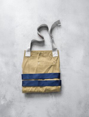 Canvas Apron Beige