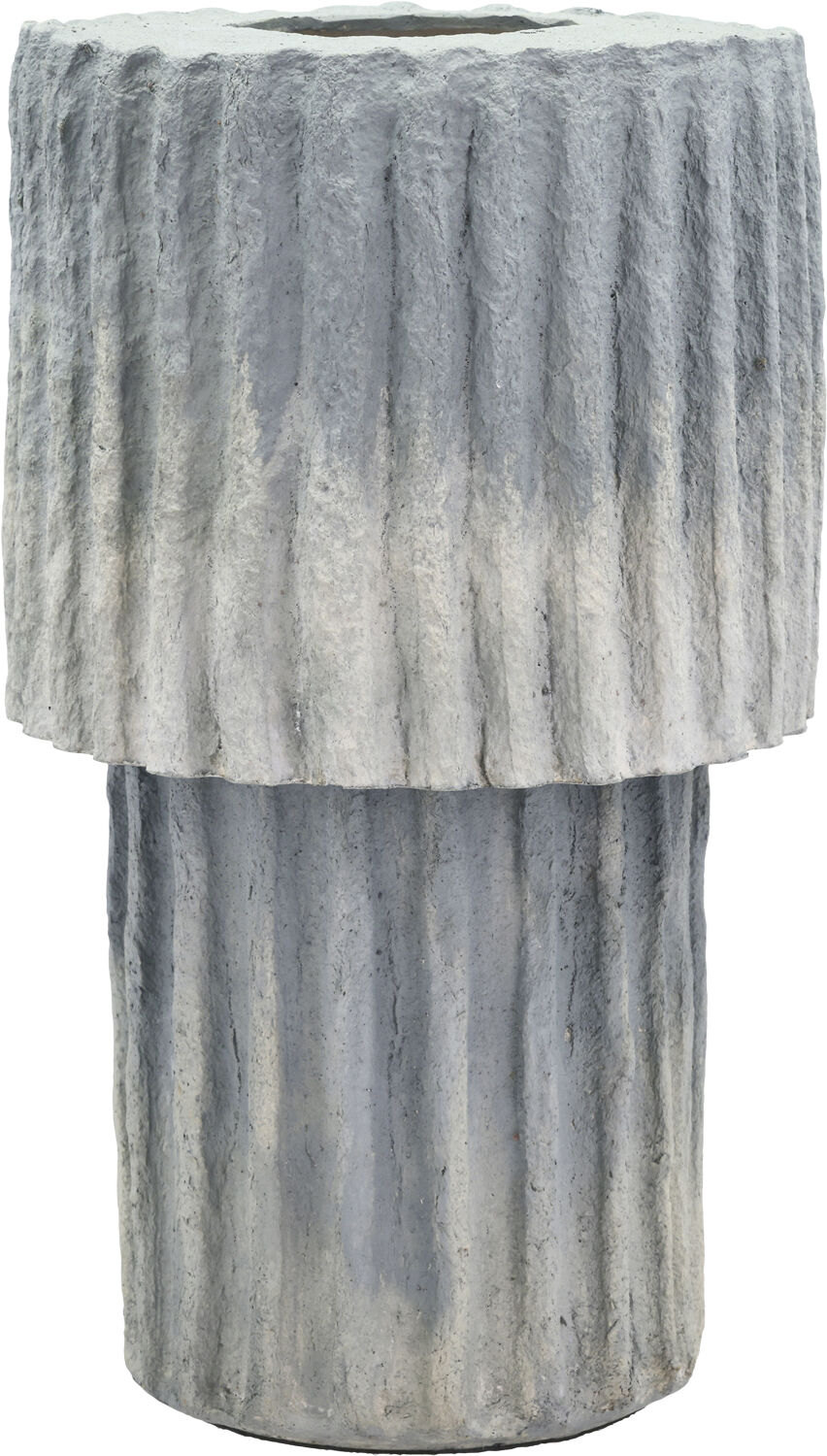 Lampa Styles 25 x 44 cm Bl&aring; Pappmache