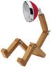 Mini Mr. Wattson Table Lamp, 5V, USB, G4 LED, Ash - Flash Red