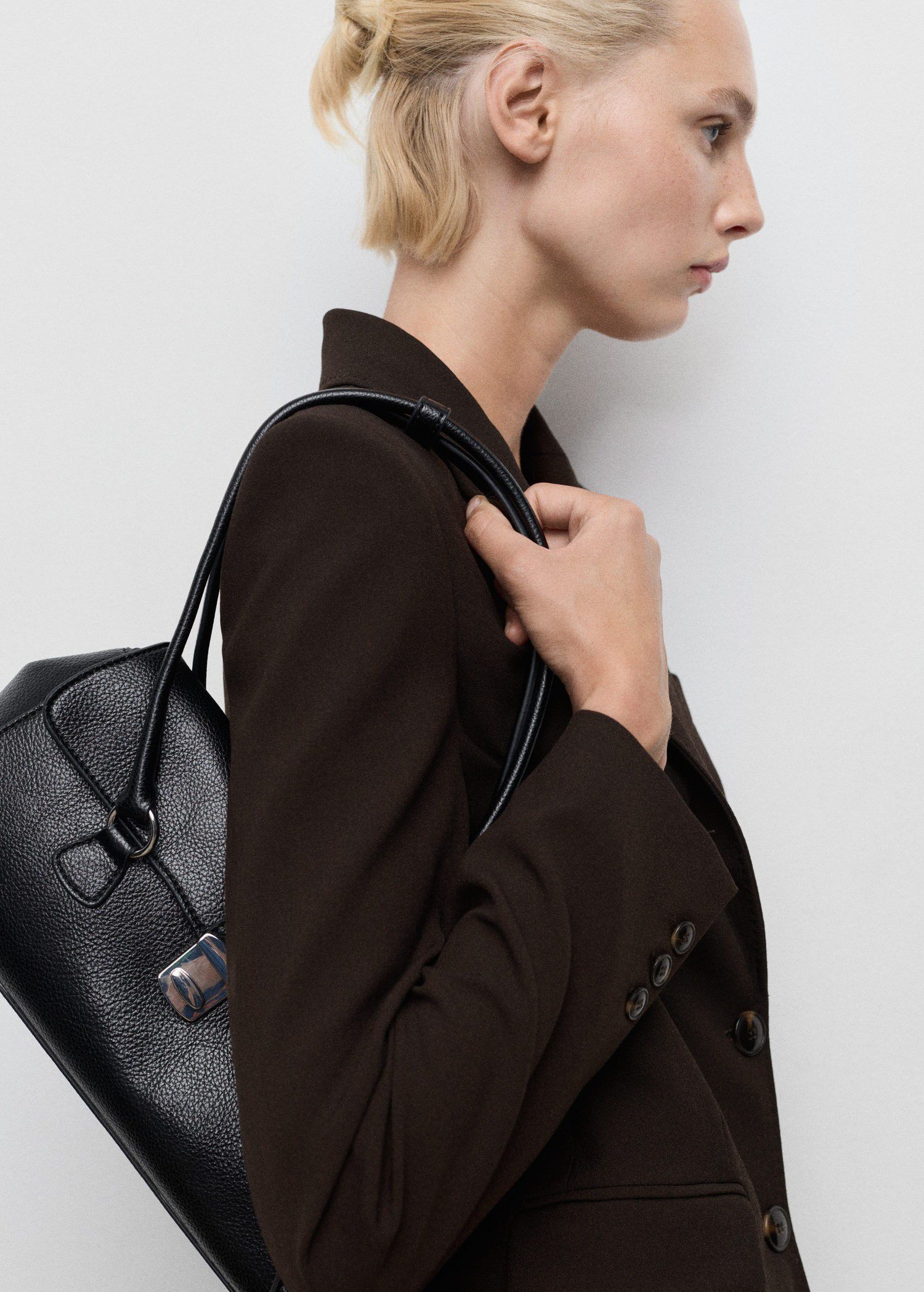 Straight-fit suit jacket