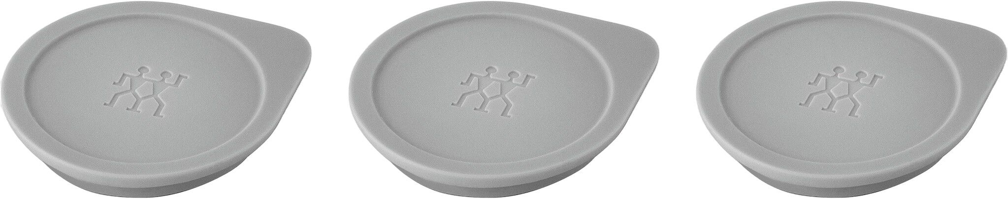 Fresh & Save CUBE Cube Set med platsh&aring;llare f&ouml;r etiketter, 3-st, Gr&aring;