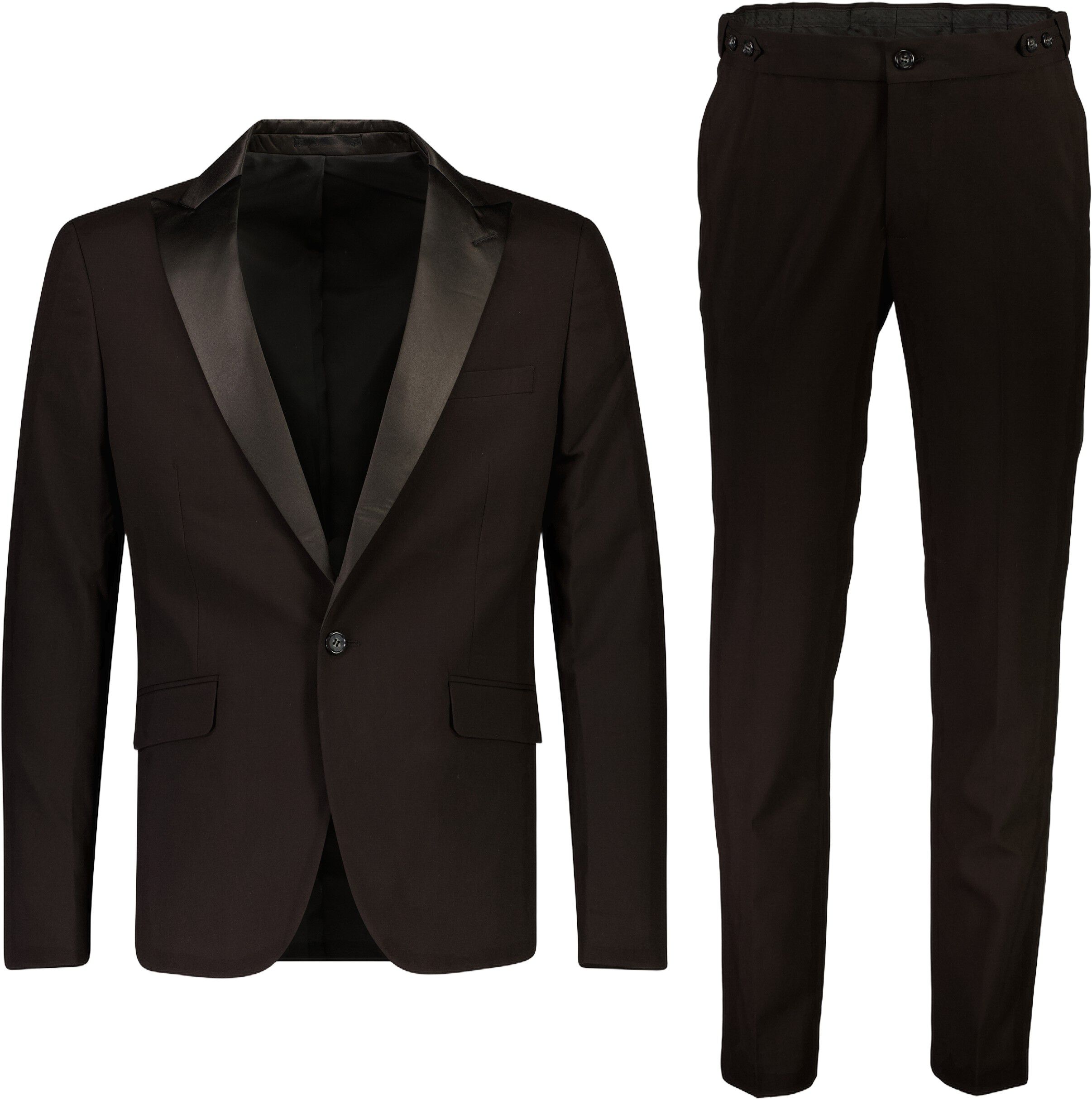 Stretch tuxedo suit