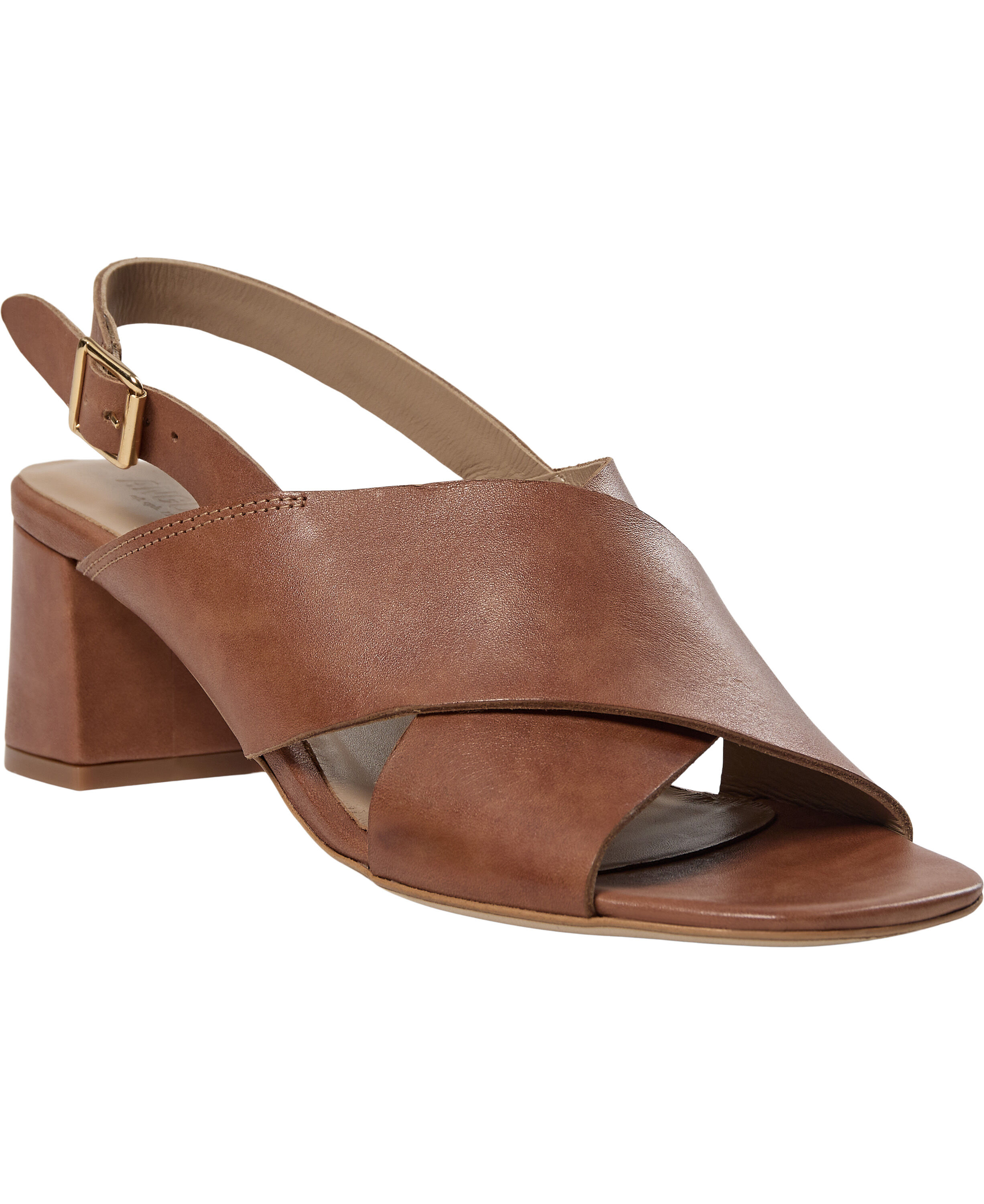 Sandal med blokh&aelig;l