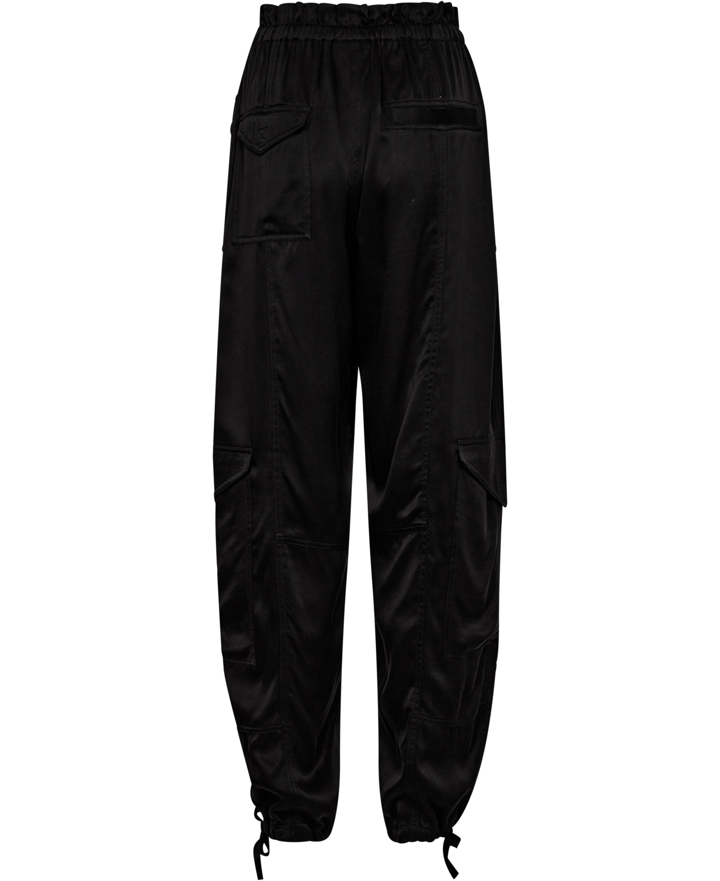 Washed Satin Pocket Pants