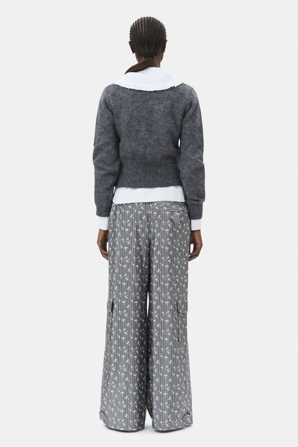 Light Mohair Tie String Cardigan