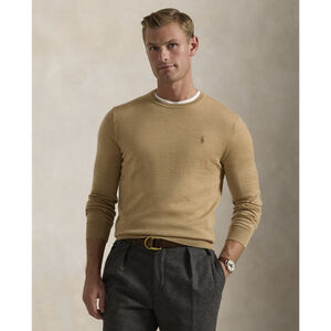 Slim Fit Washable Wool Crewneck Sweater