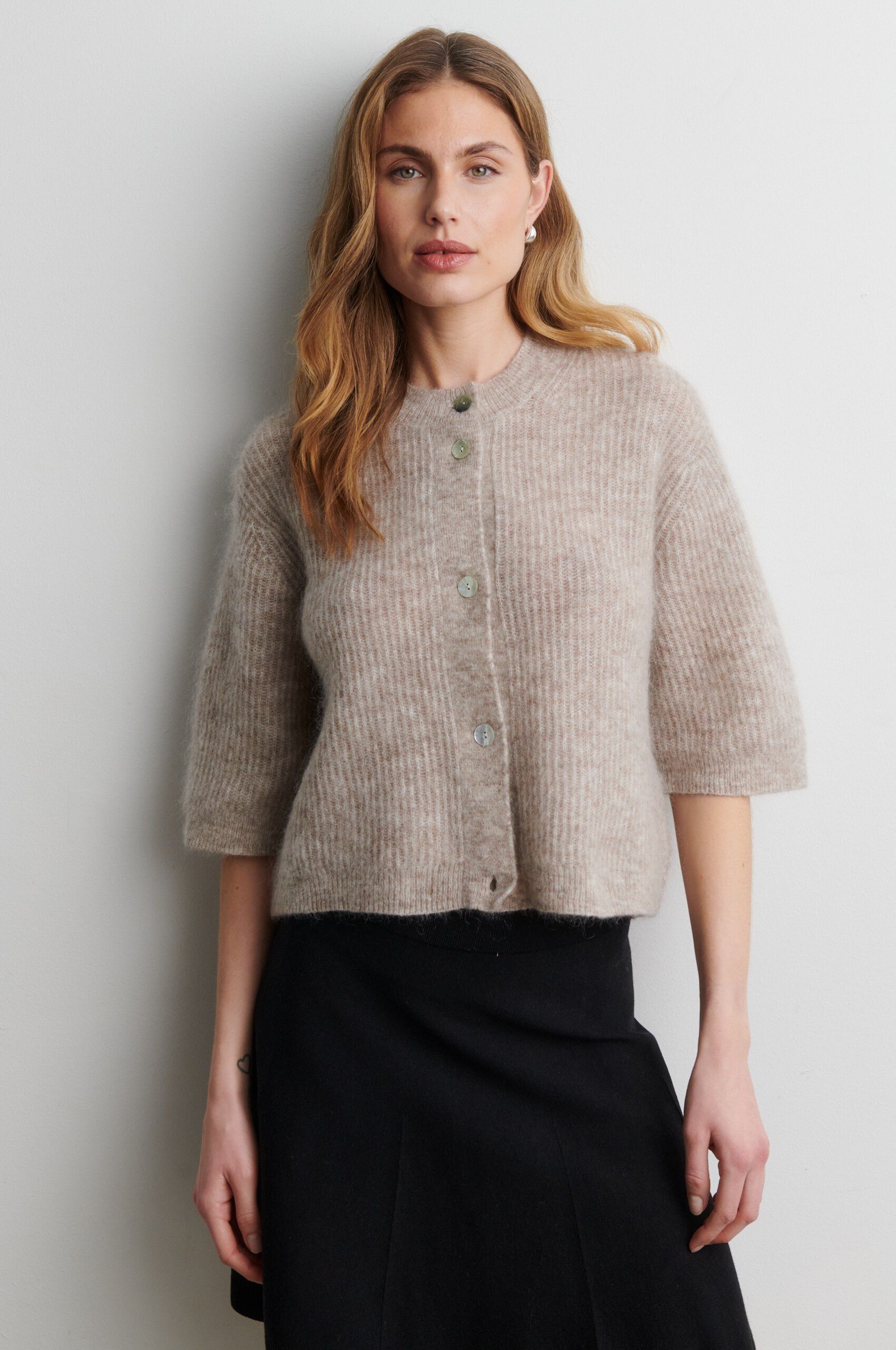 Andrea Knit Rib Cardigan