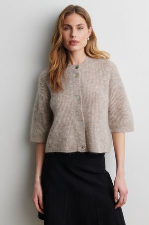 Andrea Knit Rib Cardigan