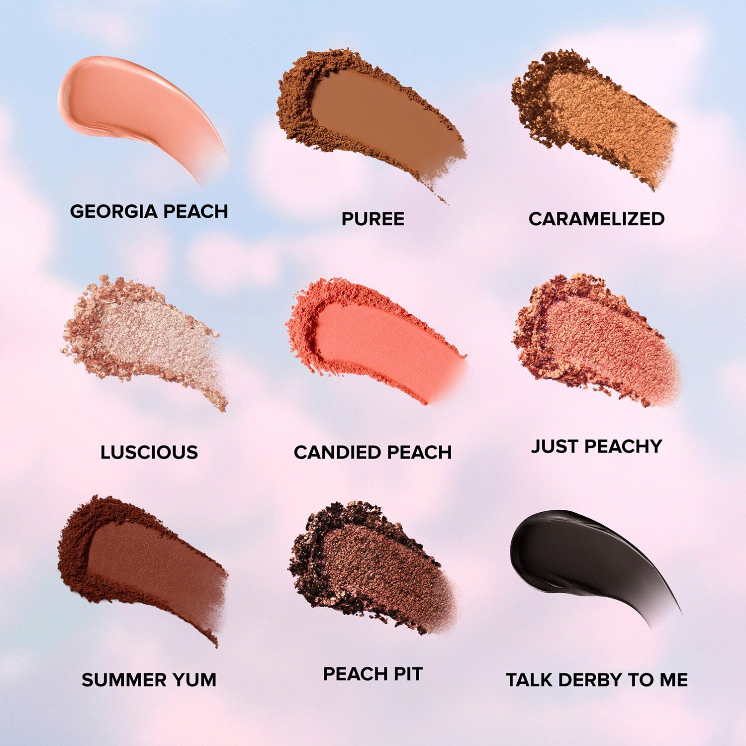 Sweet Peach Eye Shadow Palette - Palett med &ouml;gonskuggor