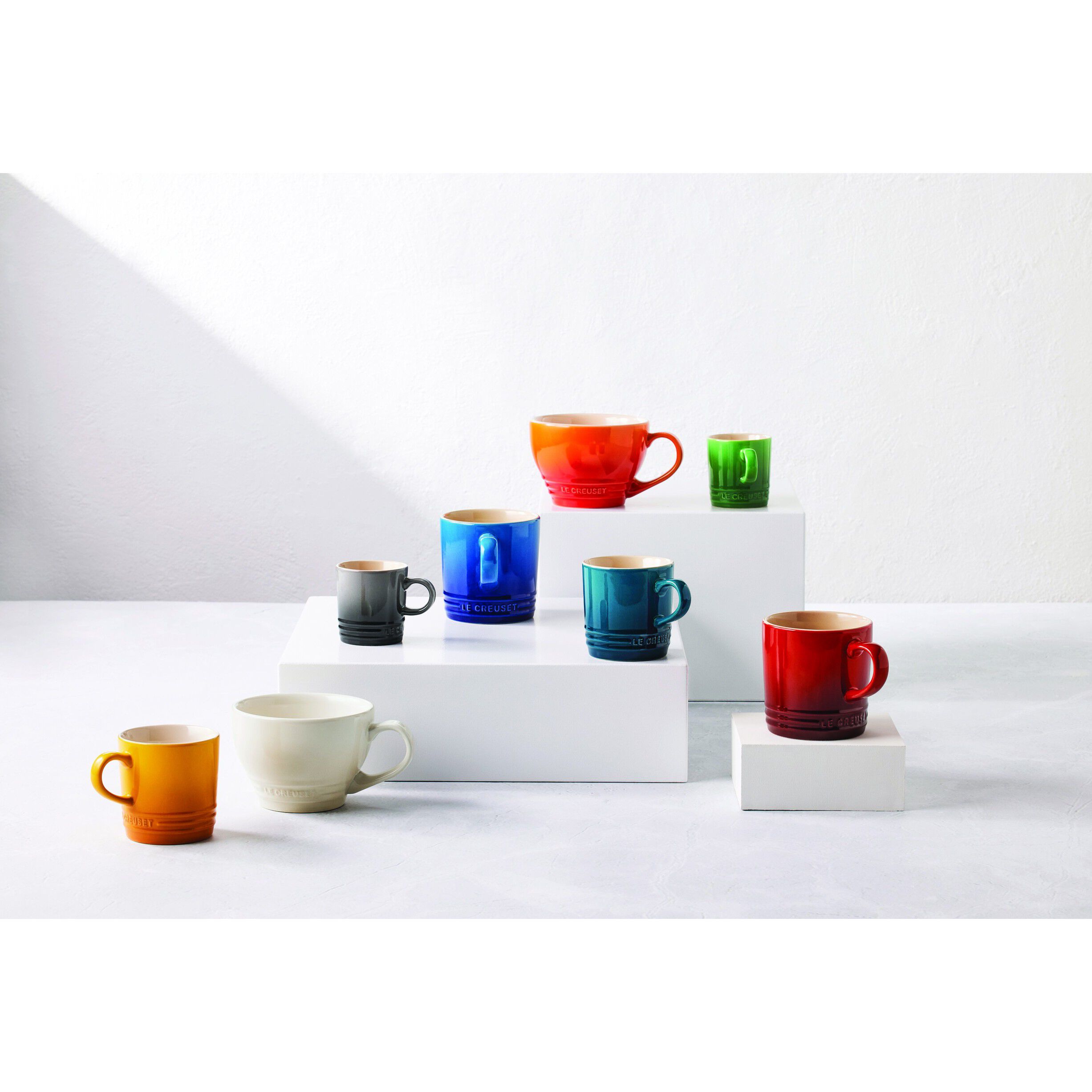 Le Creuset Signature stent&oslash;j espressokop 100ml Bleu Riviera