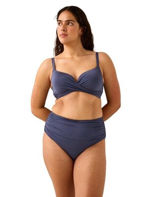 Bikini bottom with gathered details