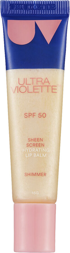Sheen Screen Shimmer SPF50 - Återfuktande läppbalsam med solskydd