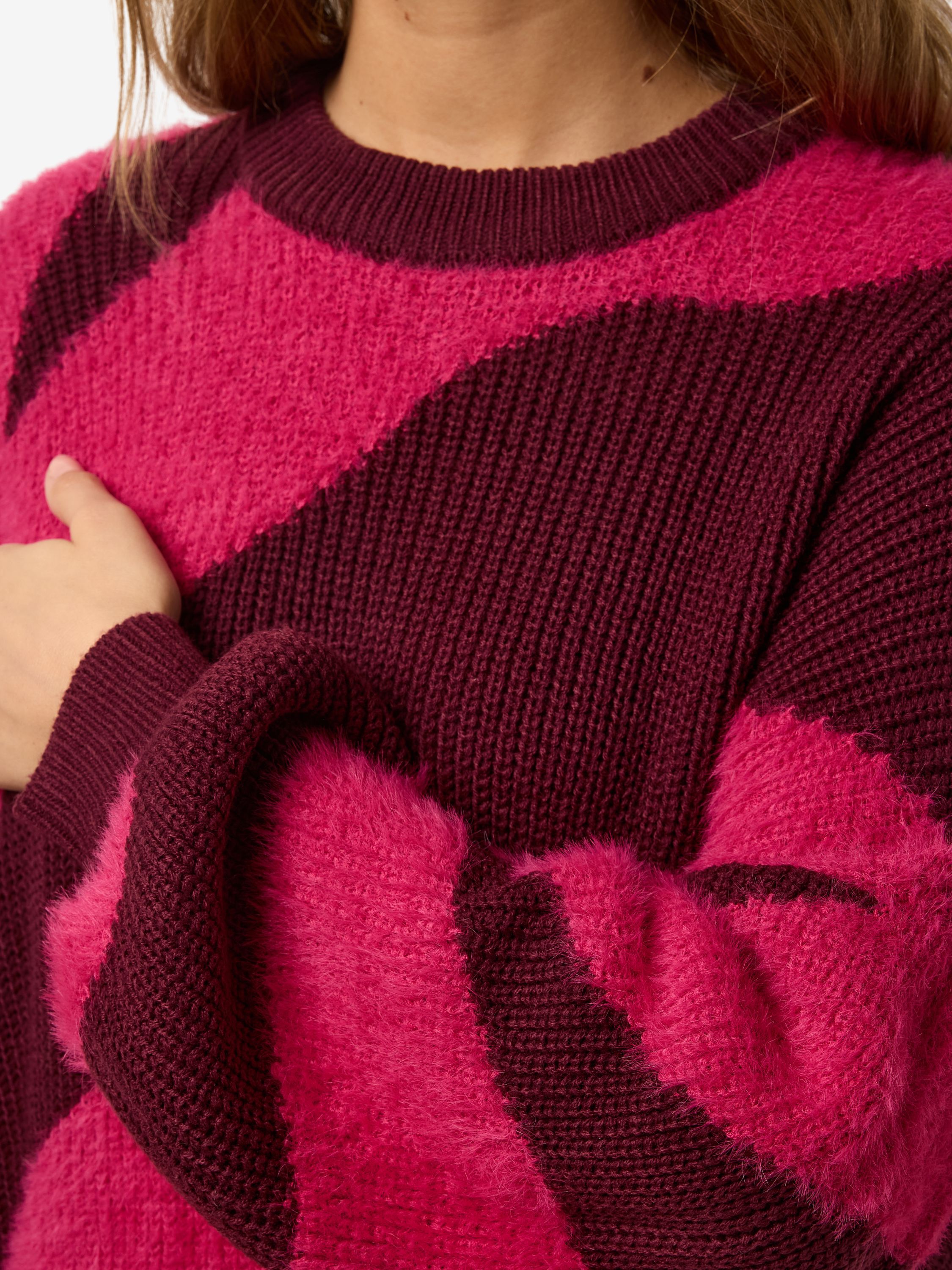 Nmblair L/S Loose Jacquard Knit Tunic