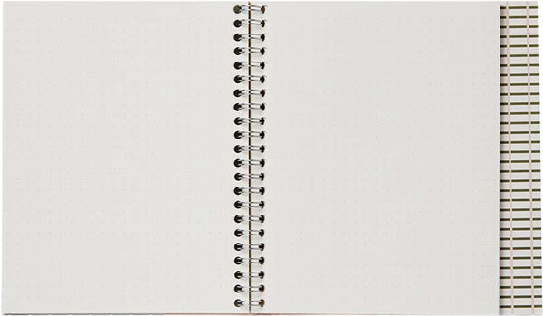 NELA Wirebound Spiral Notebook - Medium, grøn