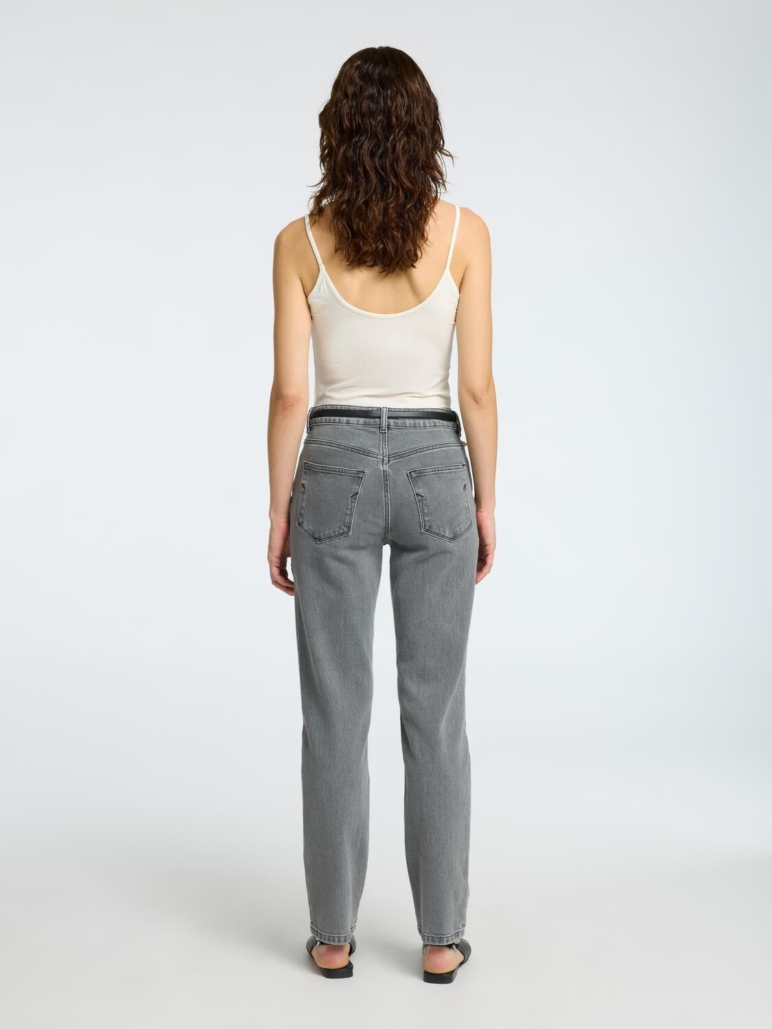 Slwalice Mw Straight Eloise Grey Jeans